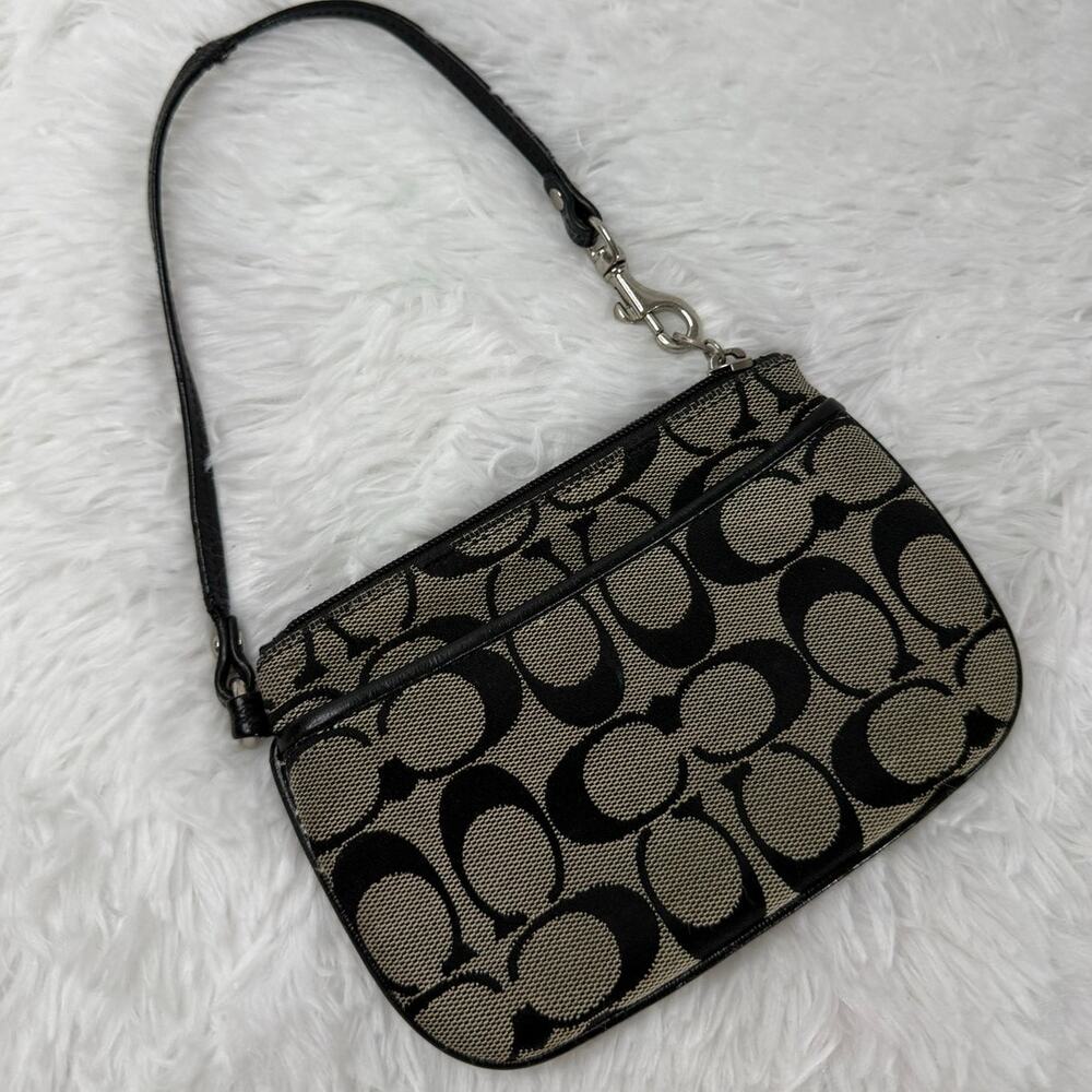 Coach Black Wristlet